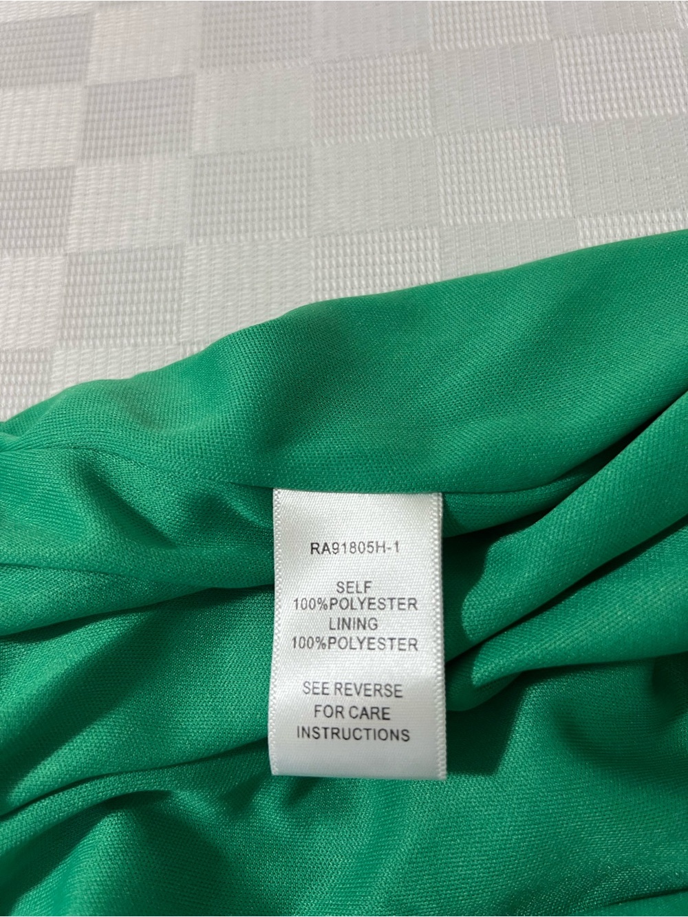 Aakaa Bright Green Wrap Romper - Picture 5 of 6